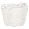 B&M Cara Rope Basket With Handle - White 1 B&M Cara Rope Basket With Handle - White -Home Improvement Store 395873 cara rope basket with handle white