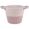 B&M Two Tone Rope Basket - Pink -Home Improvement Store 395885 two tone rope basket pink