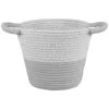 B&M Two Tone Rope Basket - Grey 2 B&M Two Tone Rope Basket - Grey -Home Improvement Store 395887 two tone rope basket grey