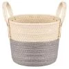 B&M Wicker Basket - Grey -Home Improvement Store 395907 wicker basket grey