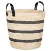 B&M Striped Basket - Mono -Home Improvement Store 395928 mono stripe basket1