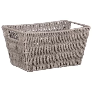 B&M Paper Rope Basket - Grey 3 B&M Paper Rope Basket - Grey