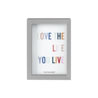 B&M Colourblock Frame 4 X 6" - Silver 4 B&M Colourblock Frame 4 X 6" - Silver - Image 2