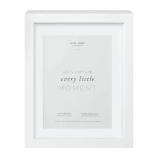 B&M New York Box Photo Frame - 6 X 8" - White 4 B&M New York Box Photo Frame - 6 X 8" - White - Image 2