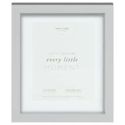 B&M New York Box Photo Frame - 6 X 8" - Grey -Home Improvement Store 396451 new york box frame 8x10 grey 2