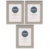 Simply Everyday 4 X 6" Block Frames 3pk - Grey -Home Improvement Store 396578 3pk simply everyday block frames 4x6 grey