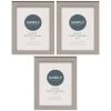 Simply Everyday 5 X 7" Block Frames 3pk - Grey