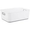 Anti Slip Large Storage Box - White