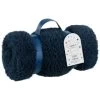 Simply Kids Teddy Throw - Navy 1 Simply Kids Teddy Throw - Navy -Home Improvement Store 400206 simply kids teddy rolled kids throw navy 4