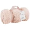 Simply Kids Teddy Throw - Light Pink -Home Improvement Store 400208 simply kids teddy rolled kids throw pink 4
